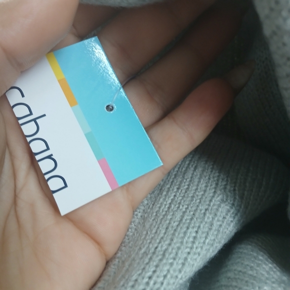 Cabana by crown and ivy,  grey sweater mini skirt, brand new with tags - Picture 4 of 5